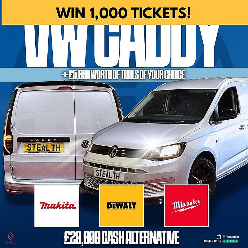 VW CADDY MINI RAFFLE - WIN 1,000 TICKETS!   