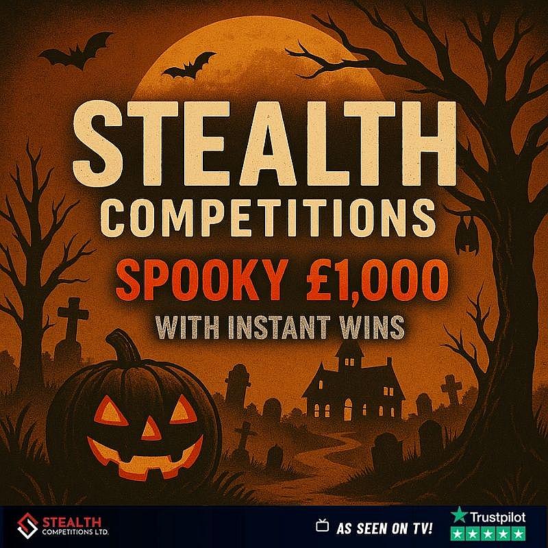 SPOOKY £1,000 CASH WITH INSTANT WINS! 