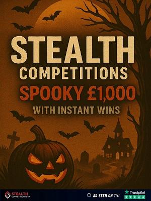 SPOOKY £1,000 CASH WITH INSTANT WINS! 