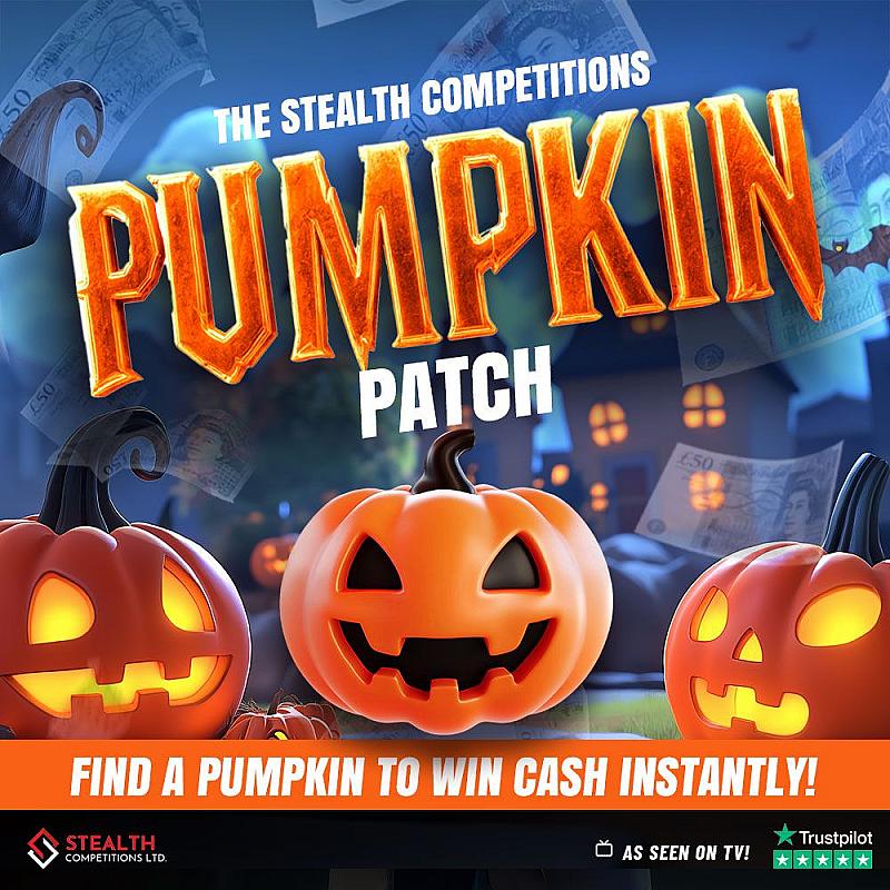 THE STEALTH PUMKIN PATCH INSTANT WINS DRAW!