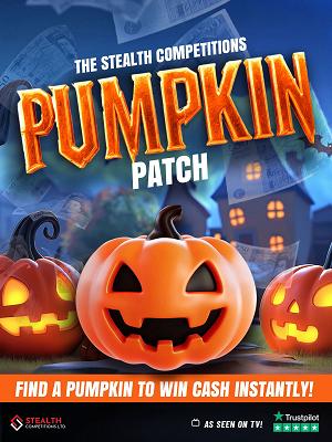 THE STEALTH PUMKIN PATCH INSTANT WINS DRAW!