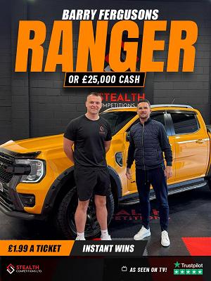 BARRY FERGUSON'S FORD RANGER WITH INSTANT WINS!