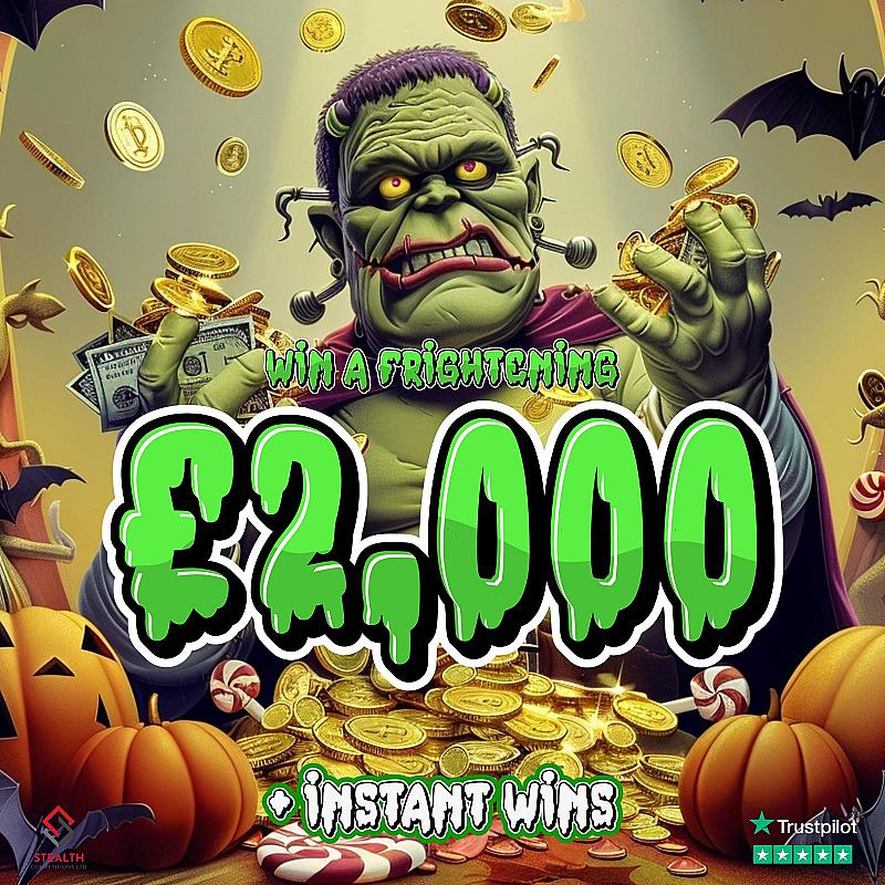 HIGH STAKES £2,000 CASH WITH INSTANT WINS!