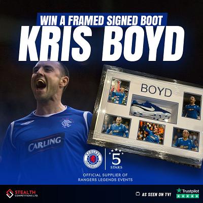 FRAMED, SIGNED KRIS BOYD BOOT!