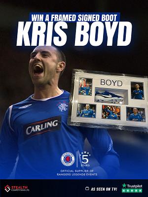 FRAMED, SIGNED KRIS BOYD BOOT!