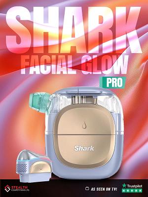 SHARK FACIAL GLOW PRO!
