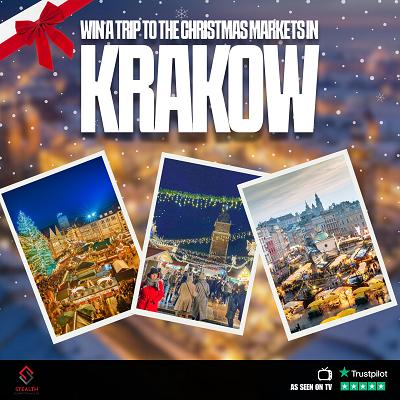 KRAKOW XMAS MARKETS FOR 2 WITH £500 CASH!