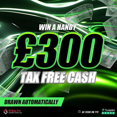 £300 CASH WITH 5 X £300 INSTANT WINS - AUTO DRAW!