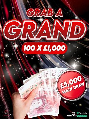 MEGA GRAB A GRAND - £5,000 END PRIZE!