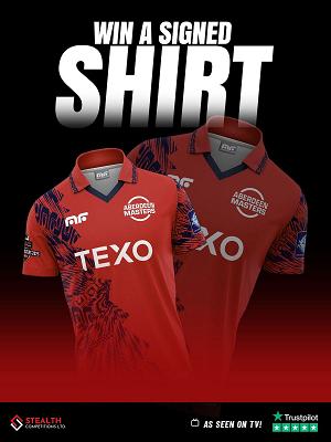 SIGNED 2025 SCOTTISH MASTERS ABERDEEN SHIRT!